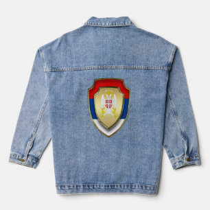 Servisch middeleeuws schild Servië wapen 2 Denim Jacket