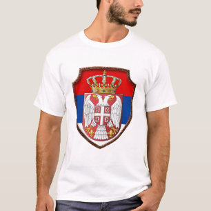 Servisch middeleeuws schild Servië wapen srb 3 T-shirt