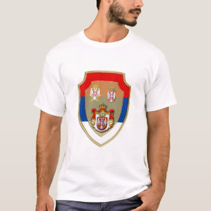 Servisch middeleeuws schild Servië wapen Srb T-shirt