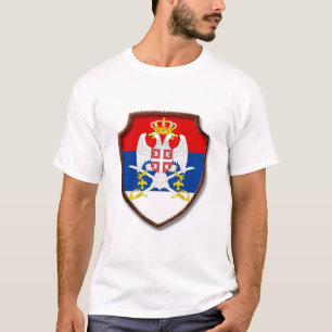 Servisch middeleeuws schild Wapen van Servië srb T-shirt