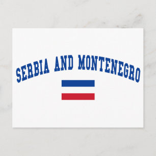 Servisch-Montenegrijnse stijl Briefkaart