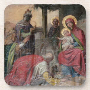 Servisch-orthodoxe icoonschilderkunst in de kerk v drankjes onderzetter