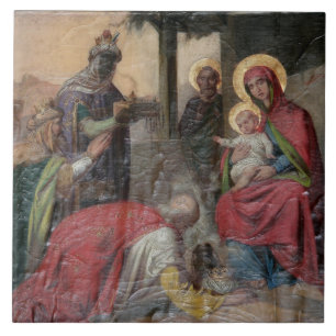 Servisch-orthodoxe icoonschilderkunst in de kerk v tegeltje