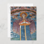 Servisch-orthodoxe kerk en een UNESCO-locatie, Briefkaart (Voorkant / Achterkant)