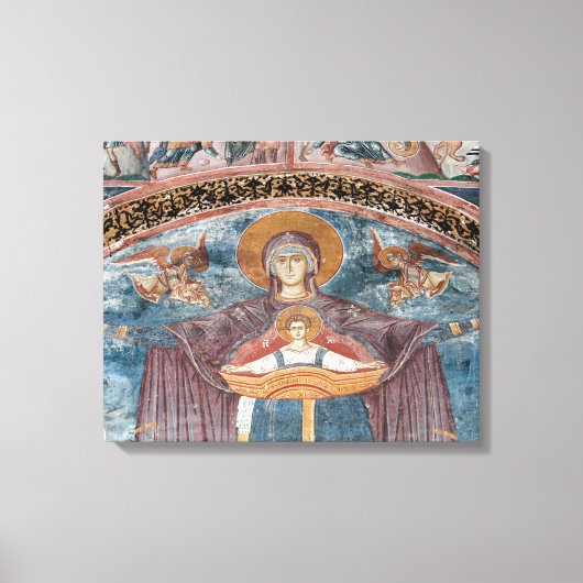 Servisch-orthodoxe Kerk, en een UNESCO-site, 2 Canvas Afdruk (Voorkant)