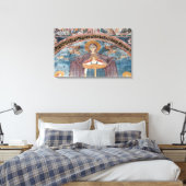 Servisch-orthodoxe Kerk, en een UNESCO-site, 2 Canvas Afdruk (Insitu (Slaapkamer))