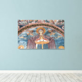 Servisch-orthodoxe Kerk, en een UNESCO-site, 2 Canvas Afdruk (Insitu (Houten vloer))