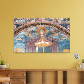 Servisch-orthodoxe Kerk, en een UNESCO-site, 2 Canvas Afdruk (Insitu (Woonkamer))