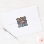 Servisch-orthodoxe Kerk, en een UNESCO-site, Vierkante Sticker (Envelop)