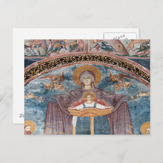 Servisch-orthodoxe kerk en UNESCO-site, 2 Briefkaart (Voorkant / Achterkant)