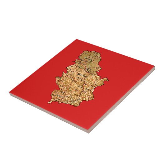 Servisch overzicht tegeltje (Zijkant)