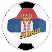 Servisch patriottisch Football en Servische vlag / Voetbal (Voorkant)