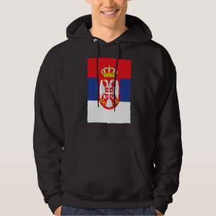 Servisch Retro  Nationale Vlag Servië Hoodie