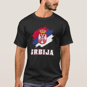 Servisch Roots Srbija Servisch Servië Vlag T-shirt