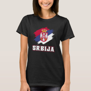 Servisch Roots Srbija Servisch Servië Vlag T-shirt