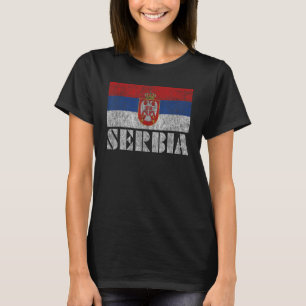 Servisch Servië Vlag  land Mannen Vrouwen T-shirt