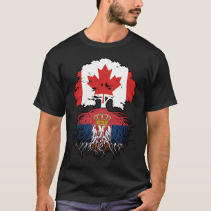 Servisch-Servisch Canadees Canada - vlag T-shirt