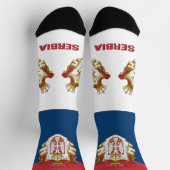 Servisch vlagpatriotticum, Duurzame Servië Premium Sokken (Top)