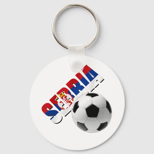 Servisch voetbal Servisch logo Sleutelhanger (Voorkant)