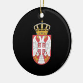 Servisch wapenschild keramisch ornament (Links)