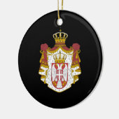 Servisch wapenschild keramisch ornament (Links)