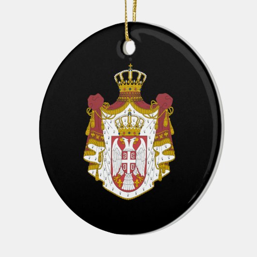 Servisch wapenschild keramisch ornament (Links)