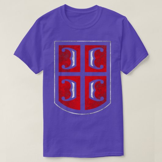 Servisch wapenschild t-shirt (Design voorkant)