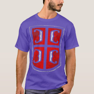 Servisch wapenschild t-shirt