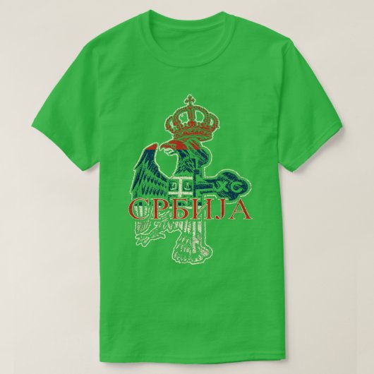 Servische artisanale adelkruis t-shirt (Design voorkant)