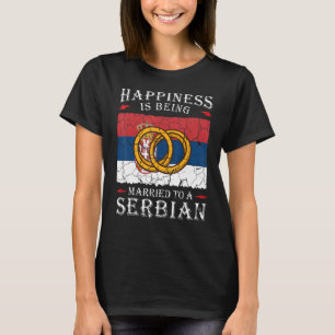 Servische bruiloft Servische Erfgoedvlag M T-shirt