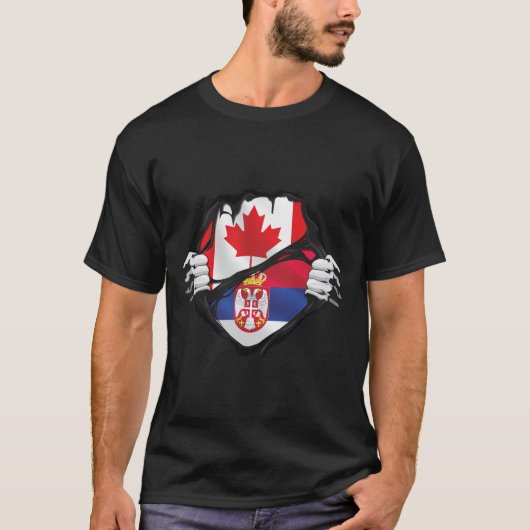Servische Canadese handvuurwapens T-shirt (Voorkant)