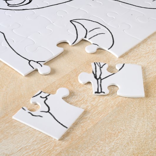 servische cyrilleworm legpuzzel (Zijkant)