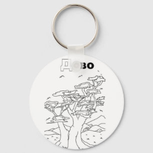 servische cyrillisboom sleutelhanger