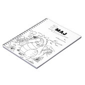 servische cyrillistische draak notitieboek (Linkerzijde)