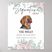 Servische Hound Dog Signature Drink teken Poster (Voorkant)