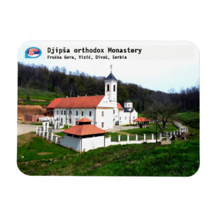 SERVISCHE KLOOSTERS - Djipša orthodoxe klooster 3 Magneet