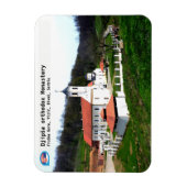 SERVISCHE KLOOSTERS - Djipša orthodoxe klooster 3 Magneet (Verticaal)