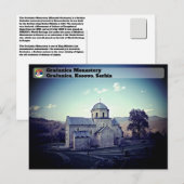 SERVISCHE KLOOSTERS - Gračanica klooster Briefkaart (Voorkant / Achterkant)