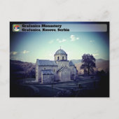 SERVISCHE KLOOSTERS - Gračanica klooster Briefkaart (Voorkant)