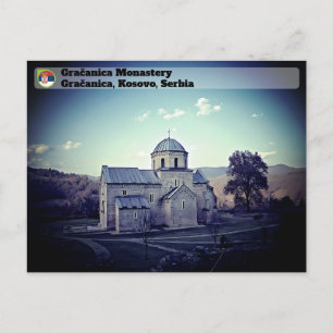 SERVISCHE KLOOSTERS - Gračanica Klooster Briefkaart