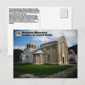 SERVISCHE KLOOSTERS - Klooster Studenica Briefkaart (Voorkant / Achterkant)
