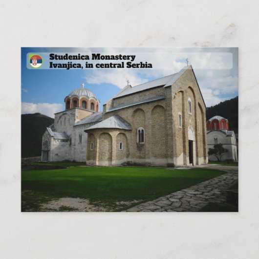 SERVISCHE KLOOSTERS - Klooster Studenica Briefkaart (Voorkant)