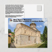 SERVISCHE KLOOSTERS - Klooster van Novo Hopovo Briefkaart (Voorkant / Achterkant)