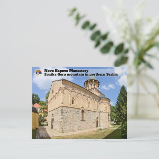 SERVISCHE KLOOSTERS - Klooster van Novo Hopovo Briefkaart (Staand voorkant)
