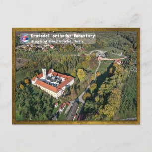 SERVISCHE KLOOSTERS - Krušedol Klooster Briefkaart