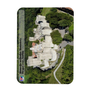 SERVISCHE KLOOSTERS - Manasija Klooster 3 Magneet
