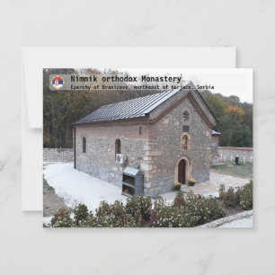 SERVISCHE KLOOSTERS - Orthodoxe Klooster Nimnik Briefkaart