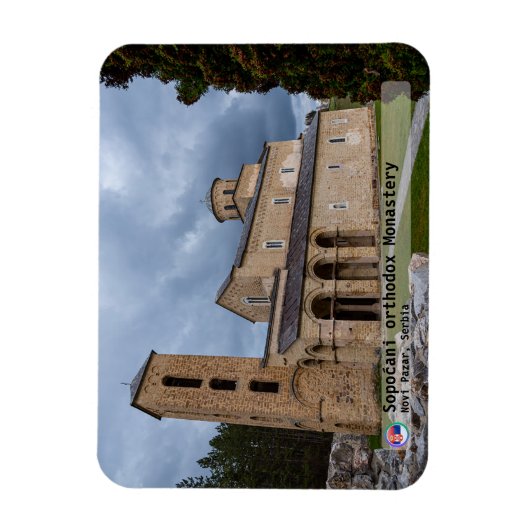 SERVISCHE KLOOSTERS - Sopoćani Klooster Magneet (Verticaal)
