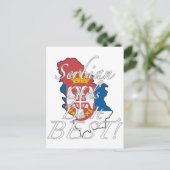 Servische meisjes doen het het beste! briefkaart (Staand voorkant)