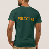 Servische politie t-shirt (Achterkant)